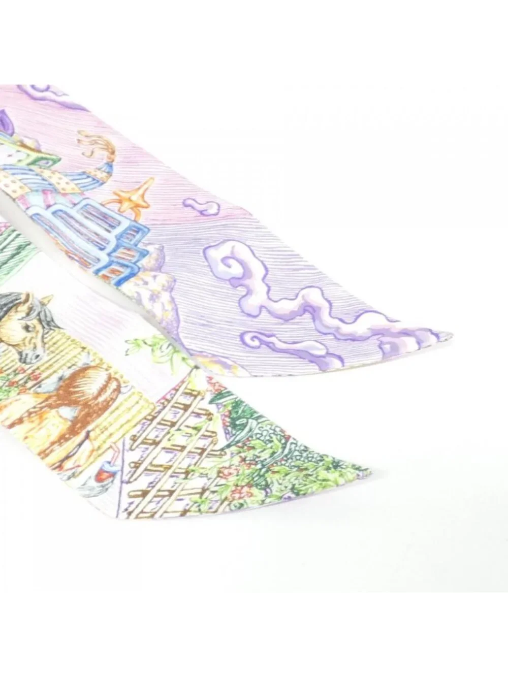 Hermes City Of Light Twilly Scarf